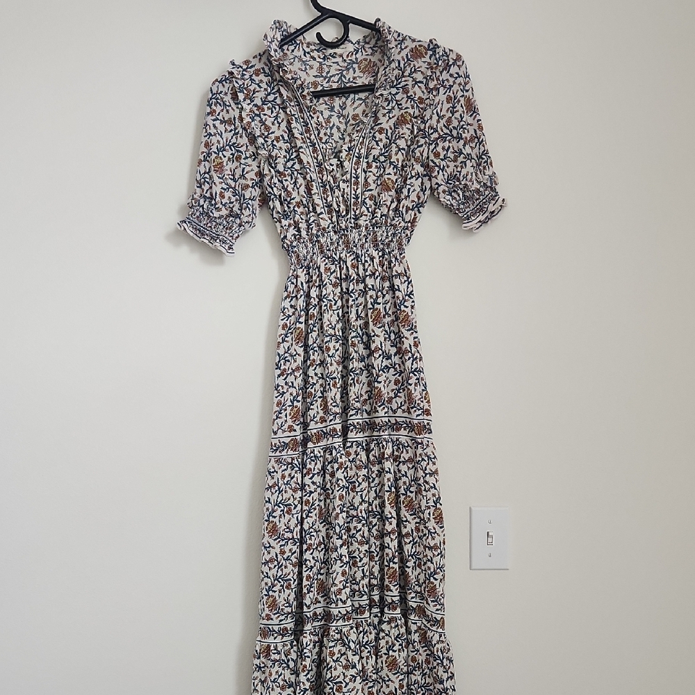 Max Studio Multicolor Floral Maxi Dress
